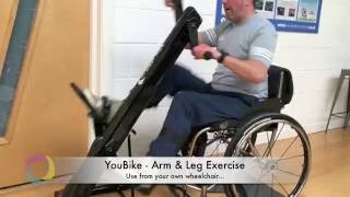 YouBike  Exercise Bike Use From Wheelchair [upl. by Quill77]