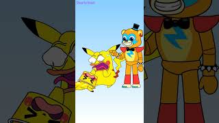 Funny Mukbang Cupcake  Pikachu Pepe  Pokemon  Five Nights at Freddys  game Animation [upl. by Luahs994]