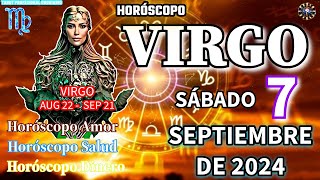 Horóscopo De Hoy 🤍 Virgo 🤍 7 De Septiembre De 2024 Amor  Salud ♈♉♊♋♌♍♎♏♐♑♒♓ [upl. by Etterual]