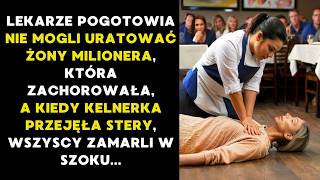 LEKARZE POGOTOWIA NIE MOGLI URATOWAĆ ŻONY MILIONERA ALE KIEDY KELNERKA PRZEJĘŁA [upl. by Ltihcox]