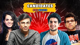 FIDE CANDIDATES 2024 PREMOVES  ft Samay Biswa Tania [upl. by Sula]