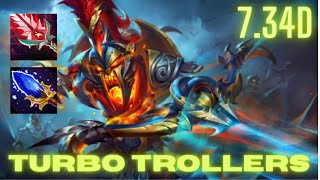 Clinkz One Shots Everyone in Dota 2 Turbo Patch 734D [upl. by Ylelhsa]