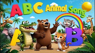 ABC Animal Song 2024  Easy way to Teach Kids Learn the Alphabet Through Fun and Adventurequot [upl. by Dominik650]