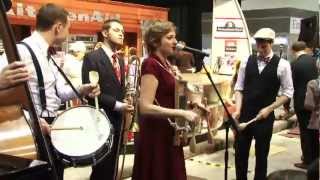 Hot Sardines at IHHS12 Cooking Theater  Bourbon Street Parade [upl. by Knowland]