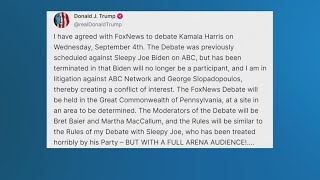 Former President Donald Trump agrees to debate with Vice President Kamala Harris [upl. by Furlani]