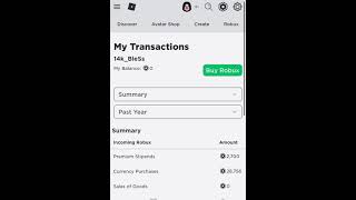 How to see your Robux Transactions [upl. by Alyl660]