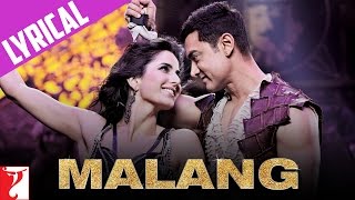 Lyrical  Malang  Song with Lyrics  DHOOM3  Aamir Khan  Katrina Kaif  Pritam  Sameer Anjaan [upl. by Sitnalta]