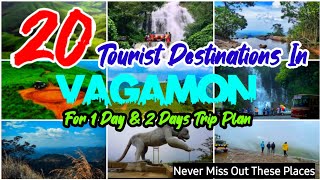 Top 20 Tourist Places In Vagamon  Vagamon Kerala Tourism  Places to Visit In Vagamon  Vagamon [upl. by Eitsirc]