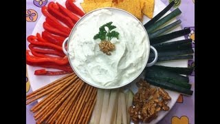 Receta Salsa Dip de Queso Roquefort Queso Azul  La Cocinadera [upl. by Eeldarb]