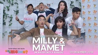 MILLY amp MAMET Ini Bukan Cinta amp Rangga  Media Visit Tabloid Bintang amp UC Browser [upl. by Assiren764]