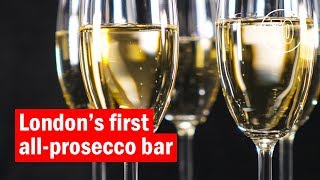 London’s first all prosecco bar  First look  Time Out London [upl. by Benedicto525]