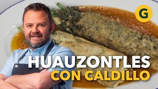 DESDE MÉXICO HUAUZONTLES con CALDILLO 🫔 por Eduardo Osuna  El Gourmet [upl. by Richart]