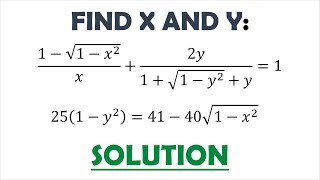 A Gorgeous Solution via Trig Substitution WMC 70 [upl. by Ferren]