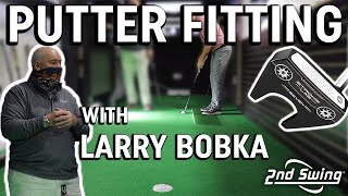 Golf Putter Fitting with Larry Bobka  2nd Swing Tour Van  Quintic Technology [upl. by Gudrin]