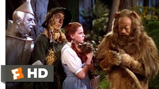 The Cowardly Lion  The Wizard of Oz 68 Movie CLIP 1939 HD [upl. by Nakasuji101]