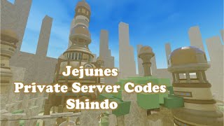 Jejunes Village Private Server Codes Shindo [upl. by Solly313]