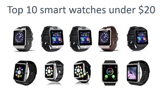 Top 10 smart watches under 20 [upl. by Akira256]