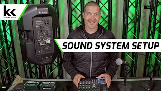 How To Setup A Sound System [upl. by Kee]