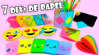 7 MANUALIDADES CON PAPEL PARA HACER EN CASA MUY FÁCILES [upl. by Duleba72]