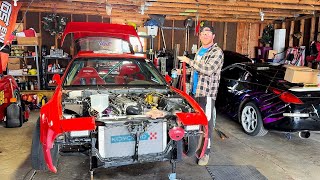 LS1 Swap S13 Ep 9 The car is running finally [upl. by Ardie341]