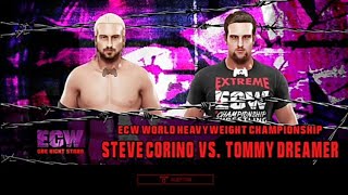 Steve Corino vs Tommy Dreamer  Steel Cage Match [upl. by Lin]