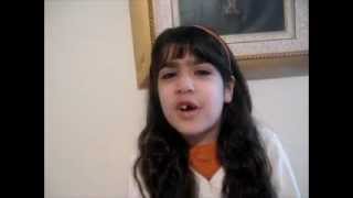 Juliet sings in Arabic Kids Chants أناشيد سليمان العيسى part 1 [upl. by Hameean19]