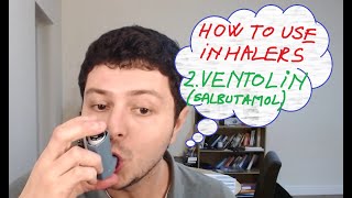 2 How to use inhalers  Ventolin salbutamol [upl. by Brom]