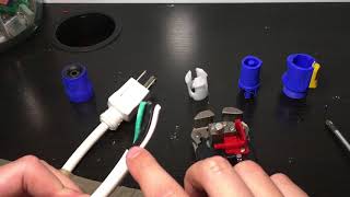 How to make a Neutrik PowerCon Cable [upl. by Abbye]