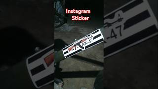 Instagram Id Sticker On Cycle shorts cycle sticker modified [upl. by Kerk]