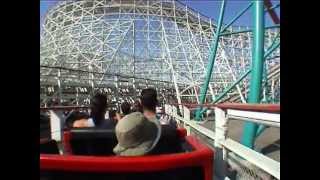 Colossus  Six Flags Magic Mountain Right track POV [upl. by Eenafit]