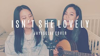 ISNT SHE LOVELY  STEVIE WONDER Jayesslee Cover Available on Spotify and iTunes [upl. by Nrobyalc]