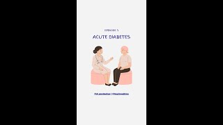 Diabetes  Acute Complications [upl. by Nidnarb]