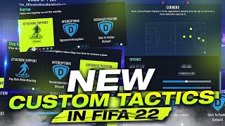 FIFA 22 RANK 1 FUT CHAMPIONS CUSTOM TACTICS AND FORMATIONS [upl. by Allveta]