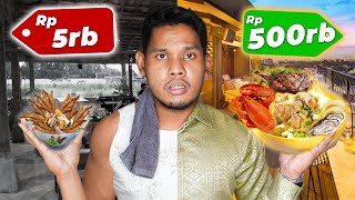 Nyobain Soto Rp5000 VS Rp500000 [upl. by Lemhaj]