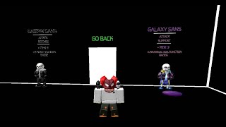 Roblox Undertale Soul Ops 2 Gans And Galaxy Sans Showcase Read Desc For More Info [upl. by Skolnik]