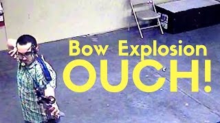 💥TRAGIC Bow Failure Video  Archery Range Security Camera Footage💥 [upl. by Yvaht]