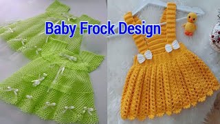 Baby Frock DesignQureshia Design FrockCrochet Frock [upl. by Ydde595]