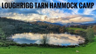 Wildcamping in the Lake District Loughrigg Tarn in the Snugpak jungle hammock and cocoon [upl. by Yerffe668]