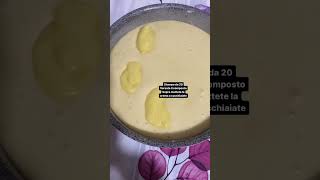 Torta Nua con crema pasticcera shortvideo short [upl. by Alegna]