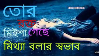 তোর রক্তে মিশে গেছে মিথ্যা বলার স্বভাব  Tor Rokte Missa Geche Mittha Bolar Sovab❘ BM Shaheen ff [upl. by Lawrenson]