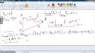 Videolezione fisica 2 parte 12potenziale elettrico parte 2 [upl. by Harold]