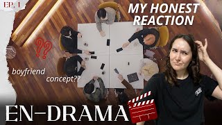 ENHYPEN 엔하이픈 ‘ENDRAMA’ EP1 ❌⭕️ REACTION boyfriend concept taken too far [upl. by Chari872]