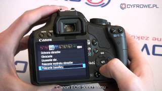 Canon EOS 500D Menu [upl. by Darian623]