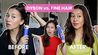 Dyson Air Wrap for Fine Hair Does it Really Work  Review and Tips [upl. by Auqinaj]