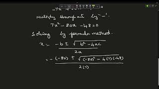 Solving problems involving quadratic equations  word problem  Class 10 Algebra Example 338 [upl. by Ondrea]