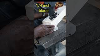 bandsaw box using a half inch and quarter inch bandsaw blade woodworking how to [upl. by Manfred]