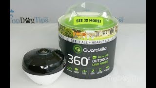 Guardzilla 360 IndoorOutdoor Camera Review [upl. by Chaiken]