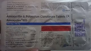 Amoxycillin and potassium clavulanate tablets ip 625 in hindiamoxyclav 625 tablet uses in hindi [upl. by Ben252]