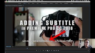 How to Add Subtitle in Premiere Pro CC 2018 [upl. by Bushey472]