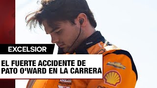 El fuerte accidente de Pato OWard en la carrera en Toronto [upl. by Edwina754]